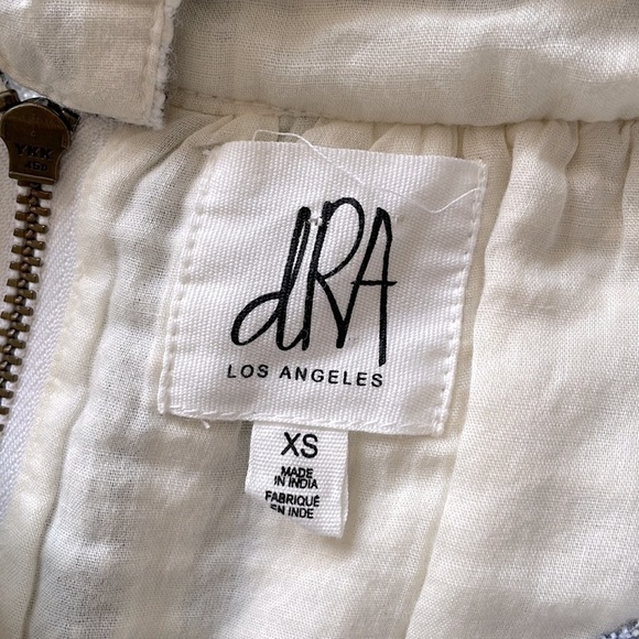 ANTHROPOLOGIE dRA Malibu Blue and White Apron Dress Size XS - Picture 7 of 10